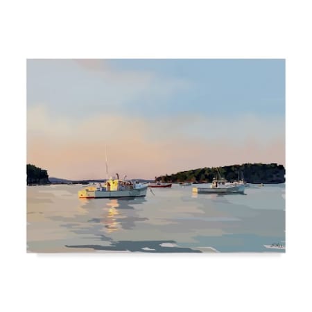 Emily Kalina 'Peaceful Harbor I' Canvas Art,24x32